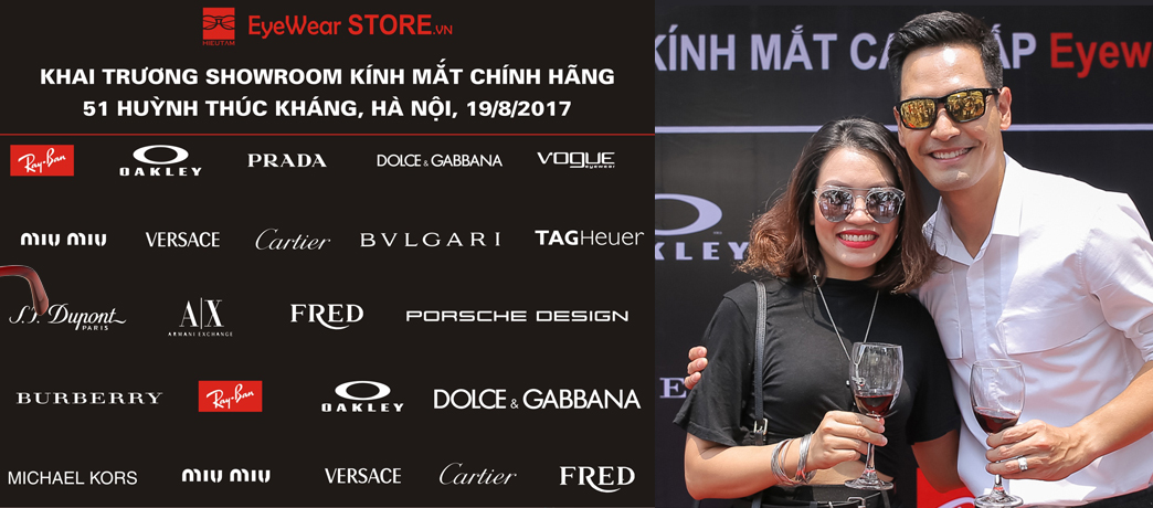 Eyewear STORE.vn khai trương Showroom kính mắt thứ 3 tại 51 Huỳnh Thúc Kháng, Hà Nội